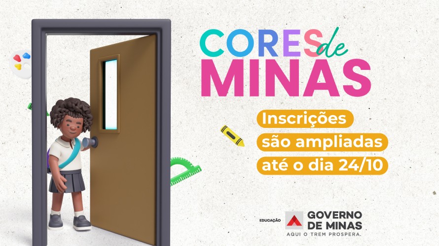 Inscrições para o Cores de Minas são ampliadas até o dia 24/10