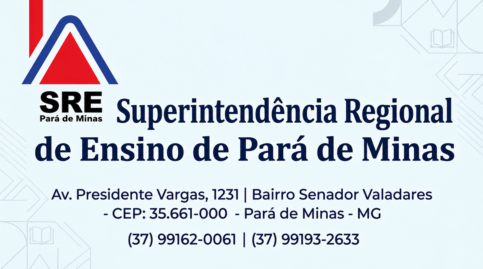 Contatos da SRE Pará de Minas