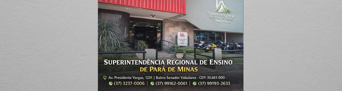 Imagem - SRE Pará de Minas