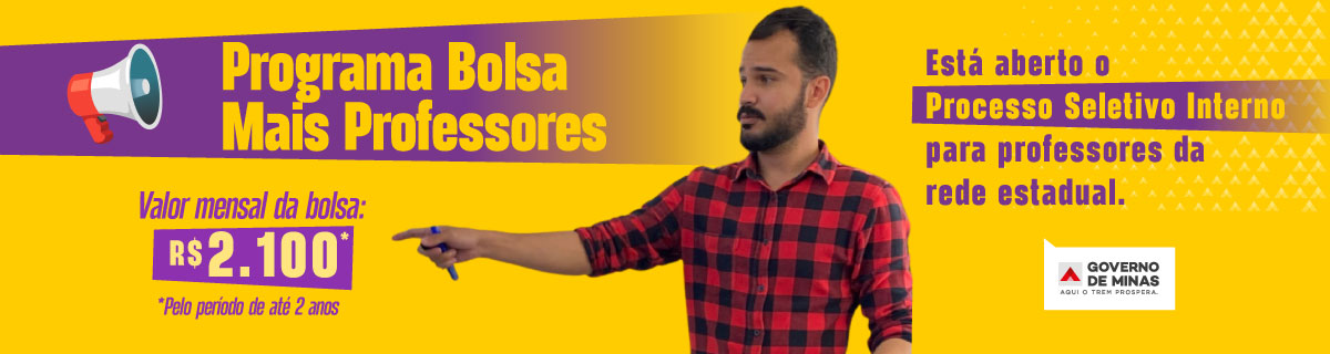 Imagem - Secretaria publica edital do Programa Bolsa Mais Professores para docentes da rede estadual