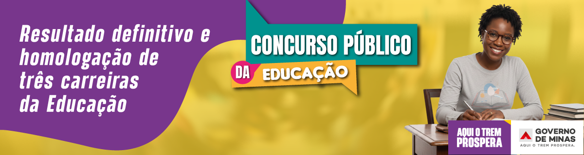 Imagem - Governo de Minas anuncia homologação e resultado definitivo de três carreiras do Concurso Público da Educação