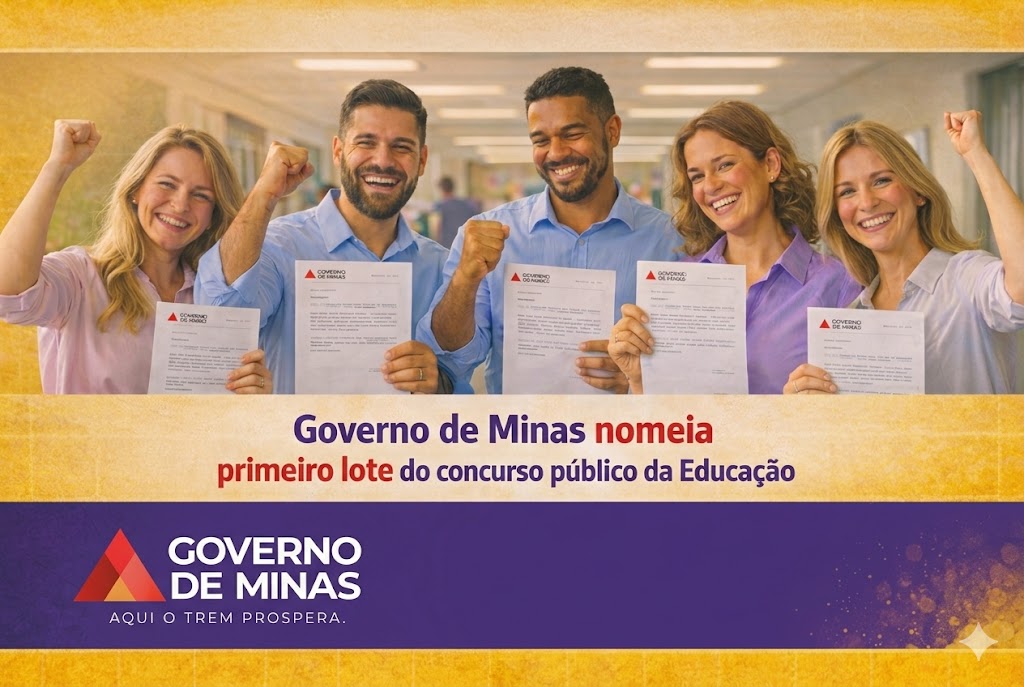 Governo de Minas nomeia primeiro lote do concurso público da Educação
