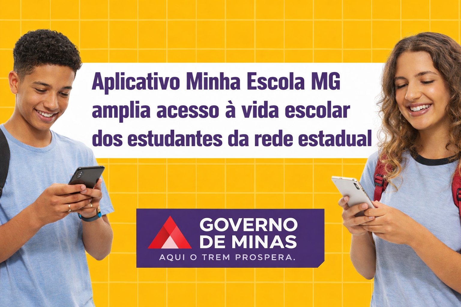 Aplicativo Minha Escola MG amplia acesso à vida escolar dos estudantes da rede estadual