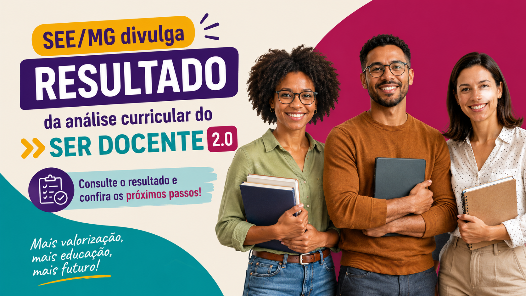 SEE/MG divulga resultado da análise curricular do Ser Docente 2.0