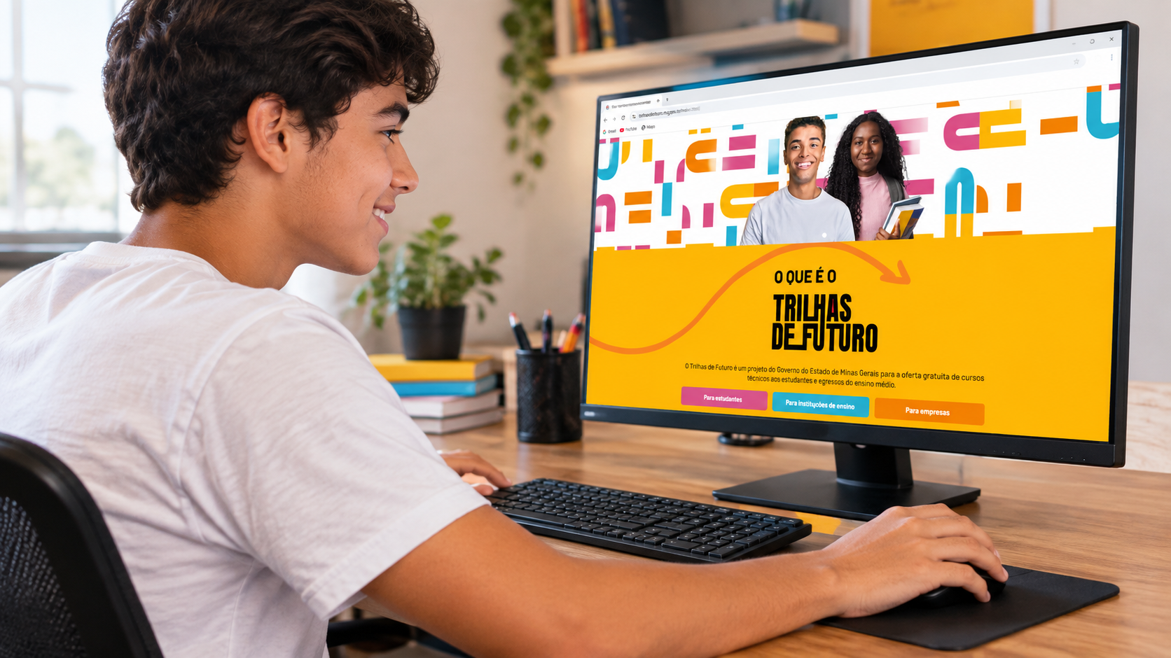 Trilhas de Futuro utiliza inteligência artificial para auxiliar candidatos na escolha dos cursos 